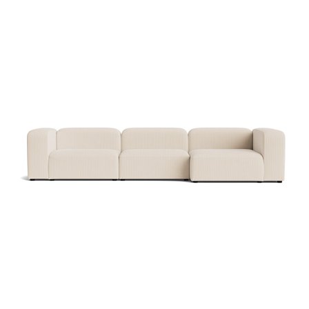 Milo XL chaiselong sofa, højrevendt | 360cm - Lincoln Beige - 360x130x72 - Sofa, chaiselong