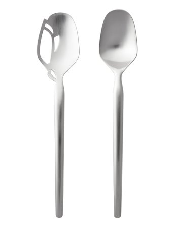 Gense Salatbestik Dorotea 27 Cm Mat Stål - Silver - L27CM