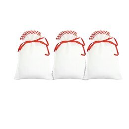 Doftpåsar utan garn 3-pack Röd