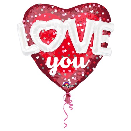Love You 3D Folioilmapallo