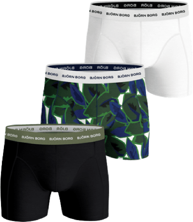 Björn Borg Men's Essential Boxer 3-pack Men undergarment Black XL