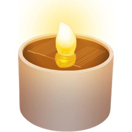 Solcelledrevne telys, solcelledrevne LED-telys, 1/2/4/6/8/10 pakke solcellelys utendørs vanntett, Ip42 vanntett, flammefri LED-teljus for utendørs