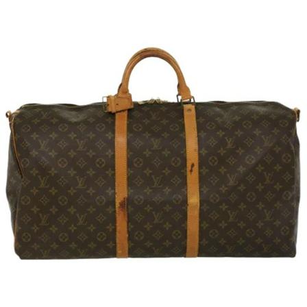 Louis Vuitton Vintage, Pre-owned Canvas travel-bags Bruin, Dames, Maat:ONE Size