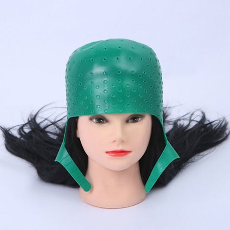 Silikone Cap Hårfarve Hat GRØN