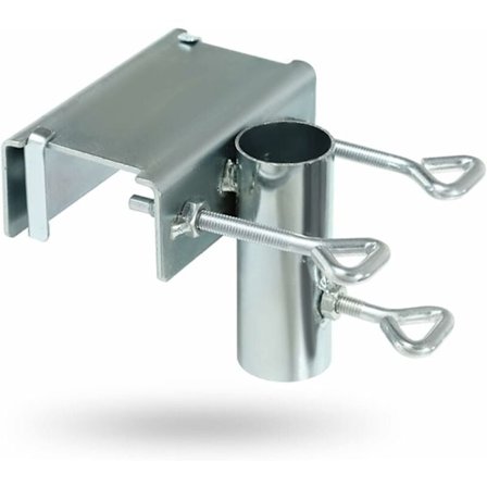 Balkongparasollhållare med klämma, platsbesparande, för balkong