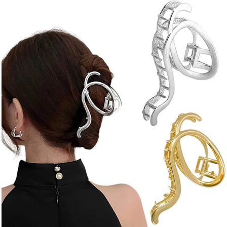 Stor Metal Hårklemme Stor Hårklemme Anti-Skrid Hårklemme