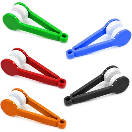 Bærbar Brille Rengøringskit 5 stk Mini Mikrofiber Rengøringsklud Blød Børste Brille Rengøring Brille Servietter