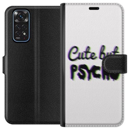 Kompatibel Tegnebogsetui til Xiaomi Redmi Note 11 Rainbow-farvet legetøjsfigur med et glad ansigt og farverige cirkler i en legesyg studieillustratio