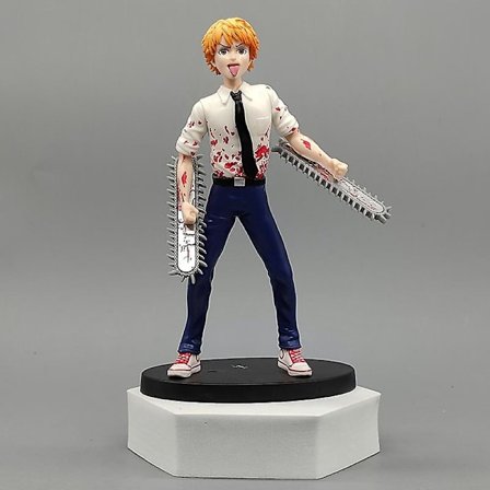 19cm Motorsåg Man Denji Anime Figur Power/denji Action Figur Motorsåg Man Denji Figurine Vuxen Samlarobjekt Modell Docka Leksak Present C