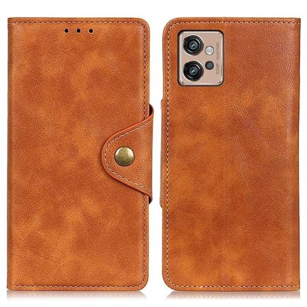 Alpha läder Motorola Moto G32 fodral - Brun