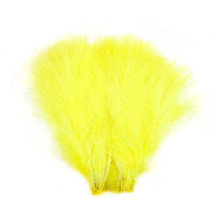 Natures Spirit Fish Hunter Blood Quill Marabou - Fl. Yellow (UV)