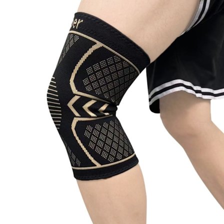 1 st Koppar Knäskydd Sport Knäskydd XXL