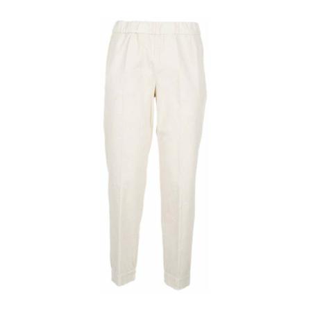 Alessia Santi, Tapered Trousers Wit, Dames, Maat:M