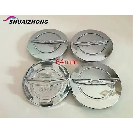 4 stk. 54 mm 64 mm Chrysler 300c Bilemblem Hjulsenter Navkapsler Merke Deksel Hjul Klistremerke Bil Styling Tilbehør