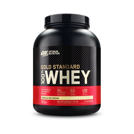 Whey 100% Optimum Nutrition Gold - Proteinpulver banansmag