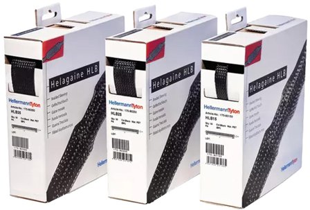 HellermannTyton Kabelstrømpe HLB35 18-35 sort 10m