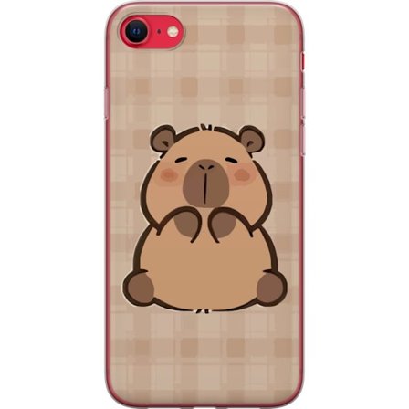 Yhteensopiva Puhelinkuori Apple Apple iPhone 8 Mobilskal kawaii capybara flera figurer japansk stil