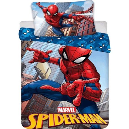 Sängkläder - Spiderman - JFK036464 - 140x200 cm - 70x90 cm - 100% bomull