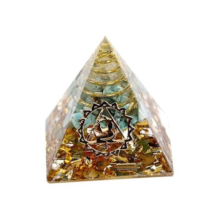 Crystal Pyramid Ornament Kristalltorndekoration C C