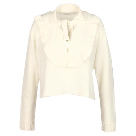 Philosophy di Lorenzo Serafini Round-neck Strik Hvid, Dame Striktrøjer