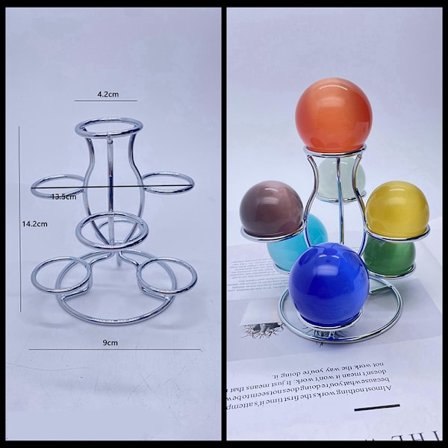 Seven Crystal Ball Seat Ball Display Stand Crystal Ball Bracket