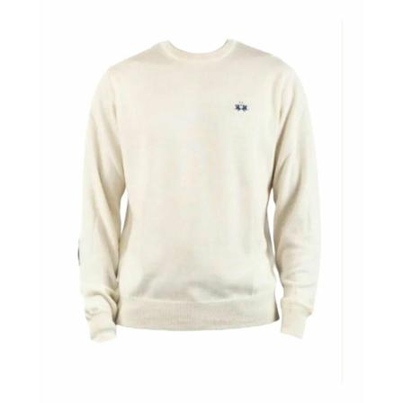 La Martina, Sweatshirts & Hoodies Biały, Mężczyzna, Rozmiar: S