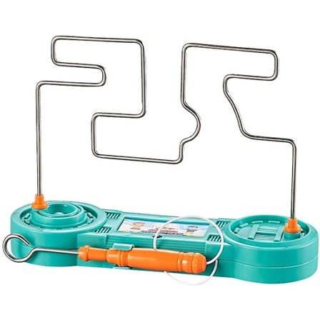 Älä Buzz Wire -peli Bump Maze -lelu Klassinen pöytäpeli, Wire Ringer Käsi Vakaa E