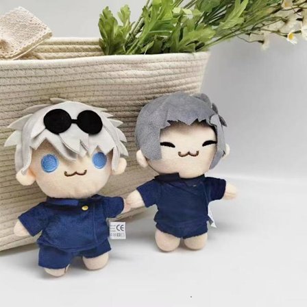 Gojou Satoru & Natsume Pehmolelu – Kristallinpehmeä Animehahmopehmo, PP-puuvillatäyte, Teinien Keräilykappale