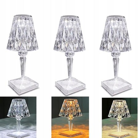 Kristall Bordslampa Nattlampa