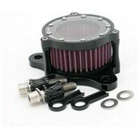 CNC Svart Luftrenare Insugsfilter Kit För Harley Sportster XL 883 1991-2016