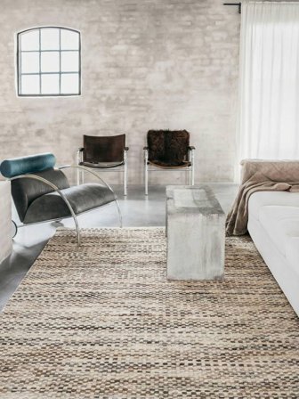 Pebbles Vloerkleed - Bruin/Multicolor 200X250 Wol, In Rustieke Stijl