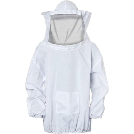 QU/Bi-Suit, Professional Bee Protection, Bee Hat with Detachable Veil, Zippered Beekeeping Suit for Beekeepers