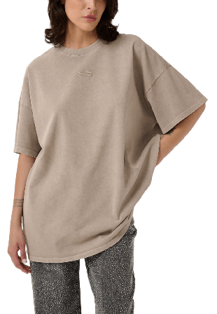 Gestuz JioGZ Oversize T-shirt T-shirts Dam Grå M