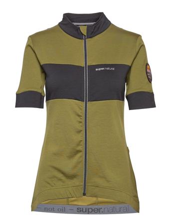 W Grava Jersey T-shirt Top Khakigrønn Super.natural