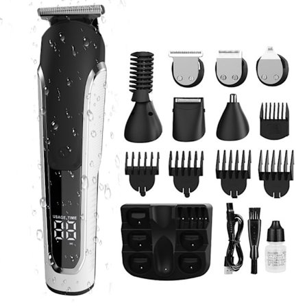INF Hårklippare och trimmer med tillbehör