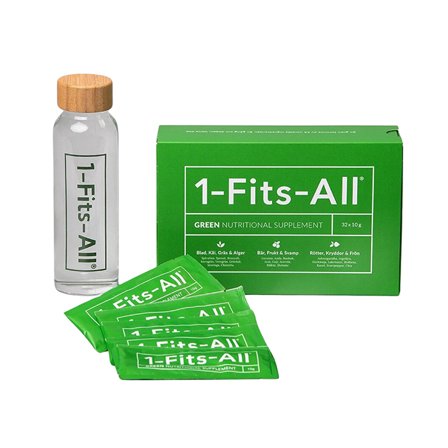 1-Fits-All Månadsförpackning 32 påsar med Flaska
