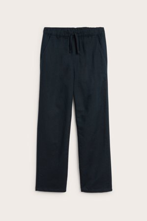 Kappahl | Byxor i linnemix Mörkblå 146 | Mörkblå