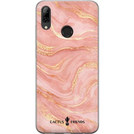 Kompatibelt Mobilskal till Huawei Huawei P smart 2019 Cactus and Friends – RoseGoldFlow