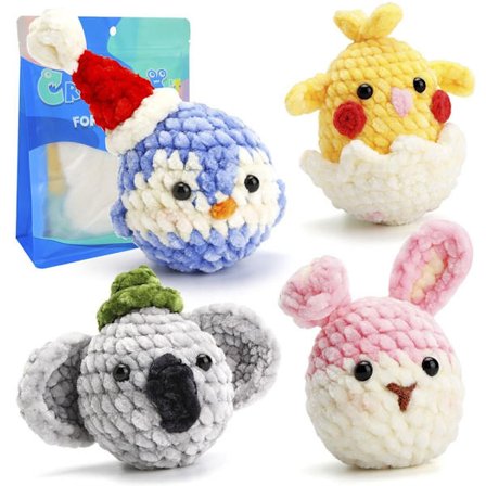 Heklesett for nybegynnere Heklesett for kosedyr 08 08