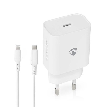 NEDIS Laddare Vägg 20 W USB-C/Lightning - Lyreco - Datorprodukter - Surfplattor och smartphones - Laddare - Vägg