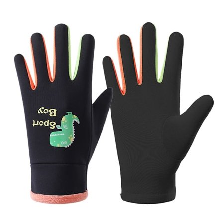 Full Finger Handsker Skihandsker til børn SORT S