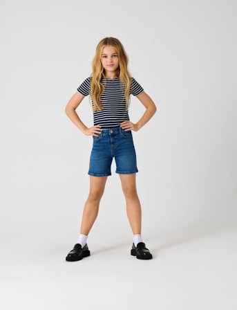 Kids Only Kogphine Shorts Dnm Azg Noos - Blue - 164