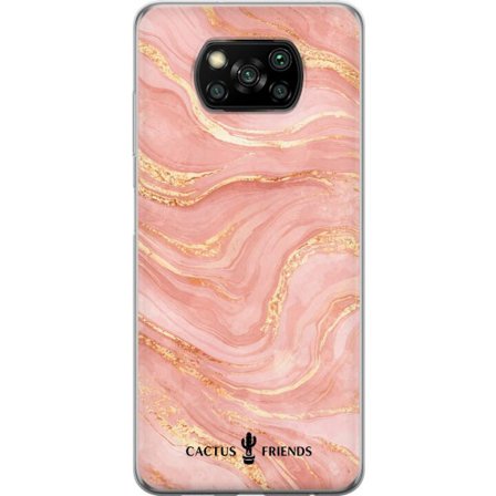 Yhteensopiva Puhelinkuori Xiaomi Xiaomi Poco X3 NFC Cactus and Friends – RoseGoldFlow