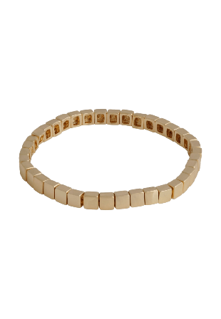 SNÖ of Sweden Brick Small Elastic Brace Armband Dam Guld ONESIZE