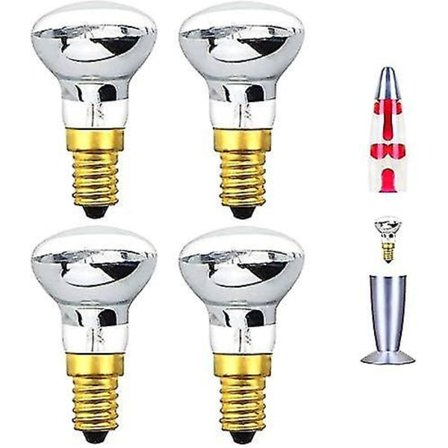 4-pack R39 E14 Reflektorlampa 25W E14 Lavalampa R39 Reflektorlampa 25W E14 R39 Lavalampa