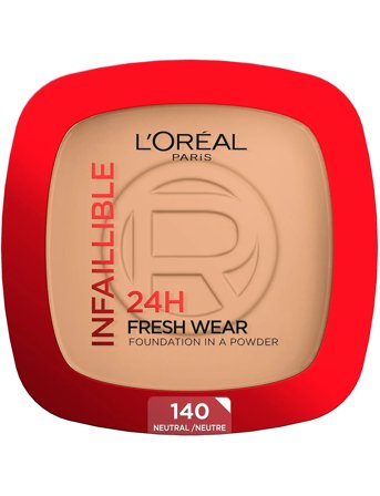 L'Oréal Paris L'oréal Paris Infaillible 24H Fresh Wear Powder Foundation 140 Golden Beige - 9 g