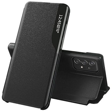 Til Samsung Galaxy A53 5g Vindue Magnetisk Automatisk Lukning Anti-fald PU Læder Flip Folio Telefonetui