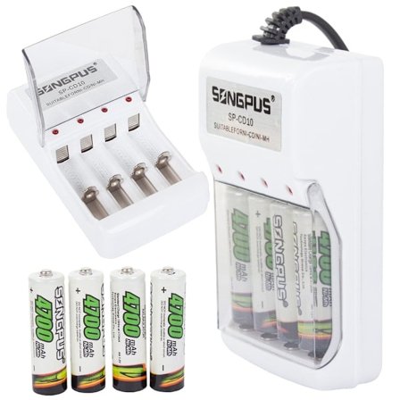 4x Battery Charger - AA/AAA Batteries
