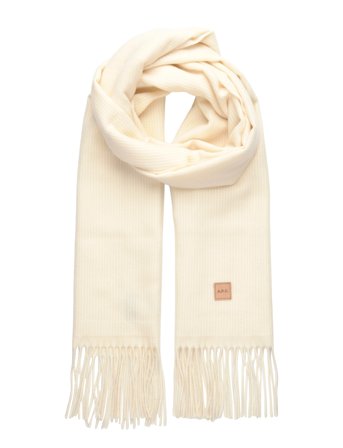A.P.C. Scarf Aria - Cream - ONE SIZE