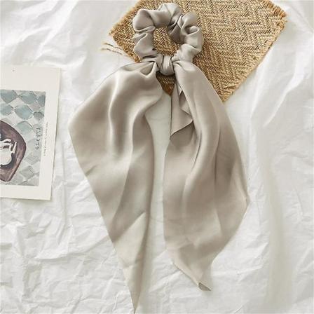 Mode blomster enkelt trykt Scrunchie elastisk hårbånd til kvinder hår tørklæde sløjfer gummireb claret